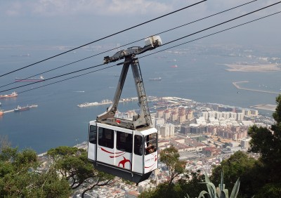The cable car in Gibraltar - one of the top things to do in Gibraltar