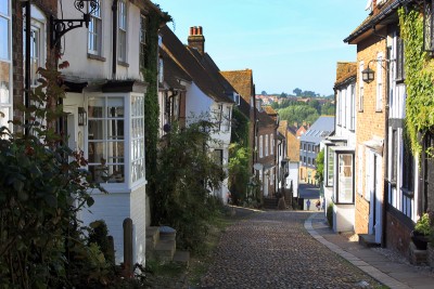 One of the pretty streets in Rye, Sussex