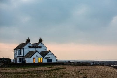 The Old Neptune pub on the beach in Whitstable