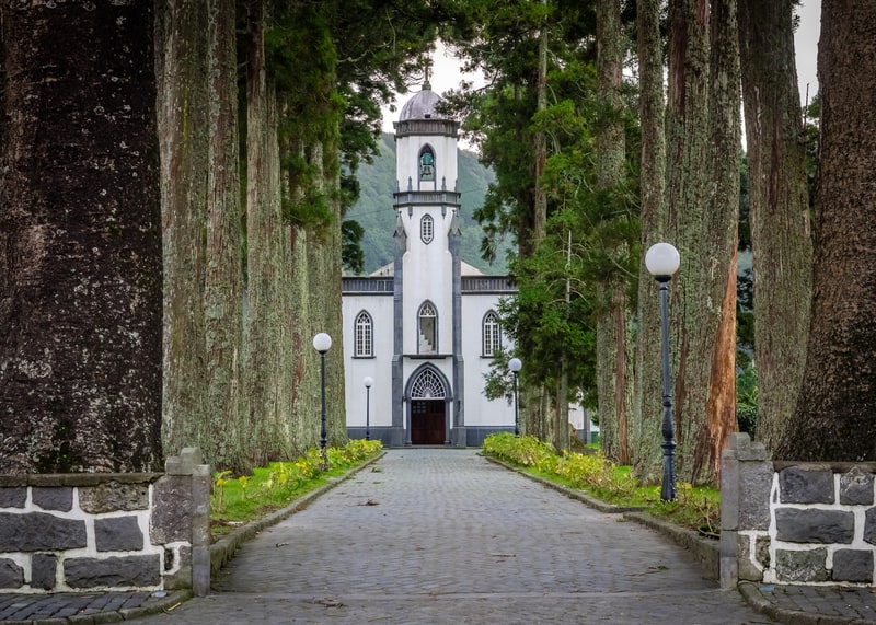 The church in Sete Cidades