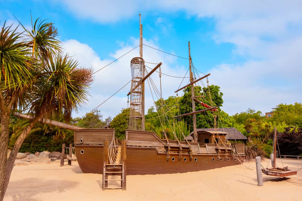 The pirate ship in the Princess Diana Memorial Playground 