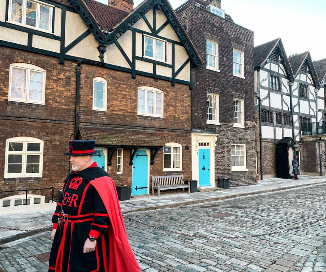 A yeoman warder at the Tower of London