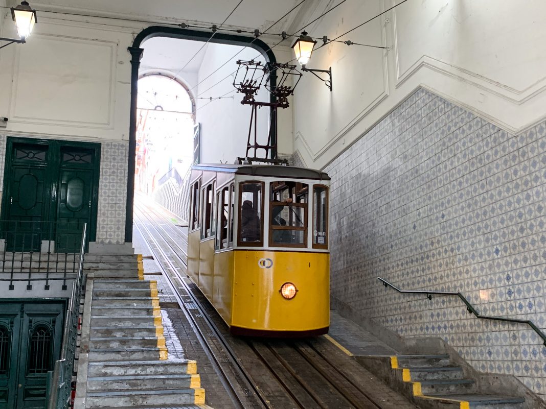 One of the elevadores in Lisbon