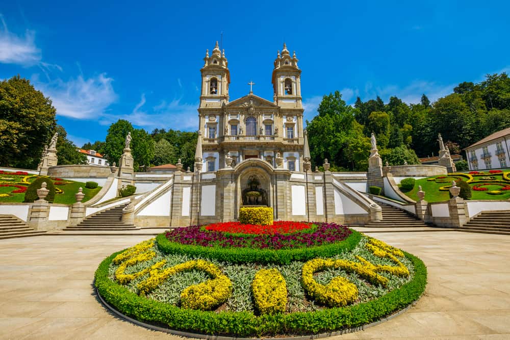 Part of Bom Jesus do Monte near Braga