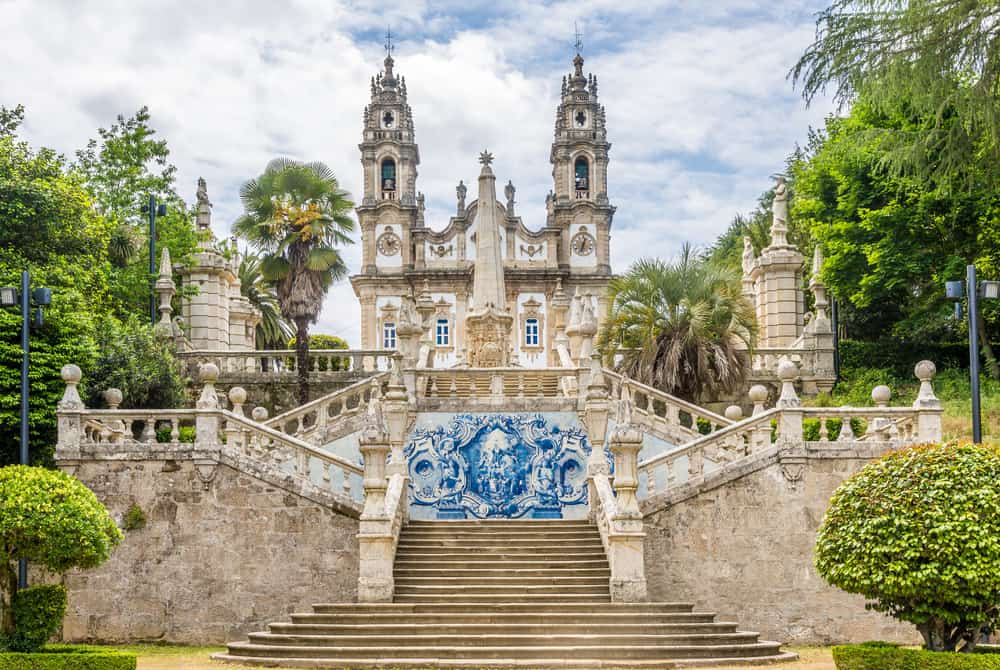 The Nossa Senhora dos Remedios in Lamego - visit this on one of your day trips from Porto