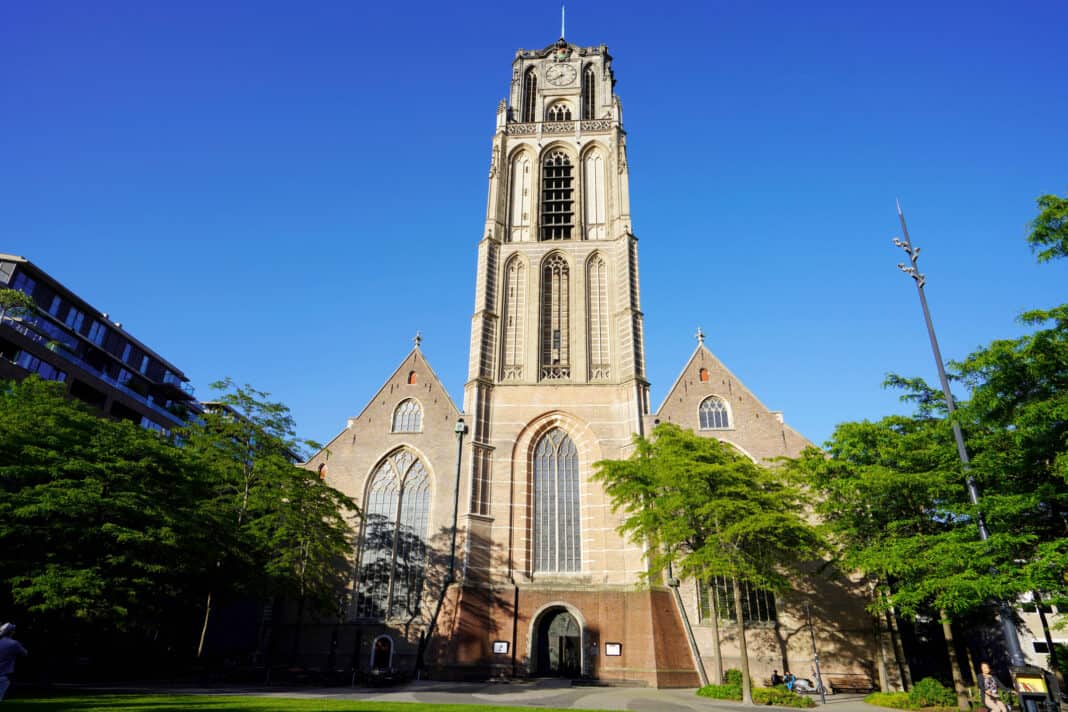 St Laurenskerk Church in Rotterdam - see this on your one day in Rotterdam