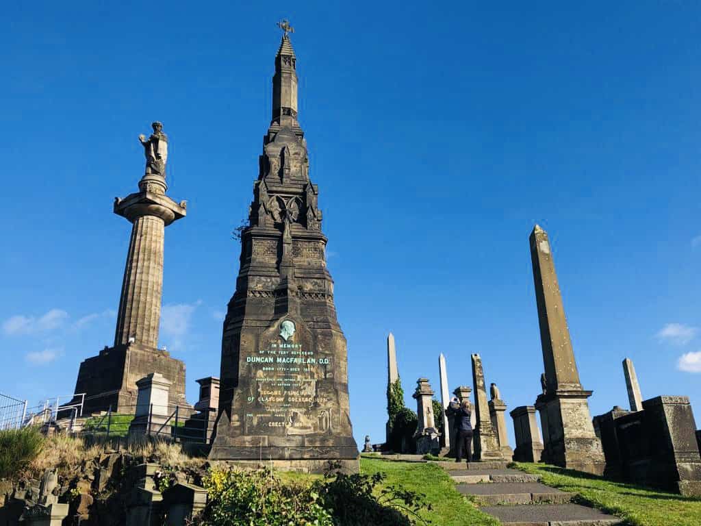 Part of Glasgow Necropolis
