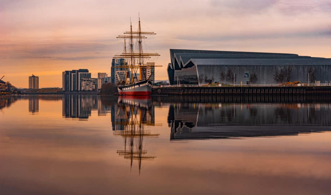 The Riverside Museum and Tall Ship
