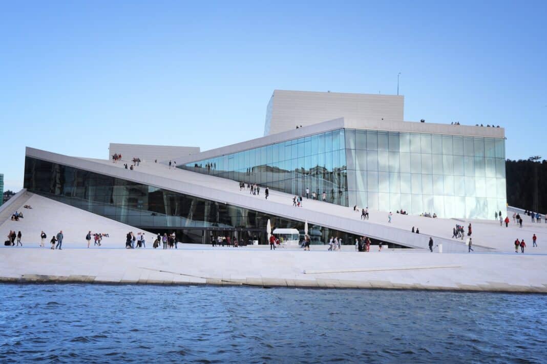 Oslo Opera House on the water