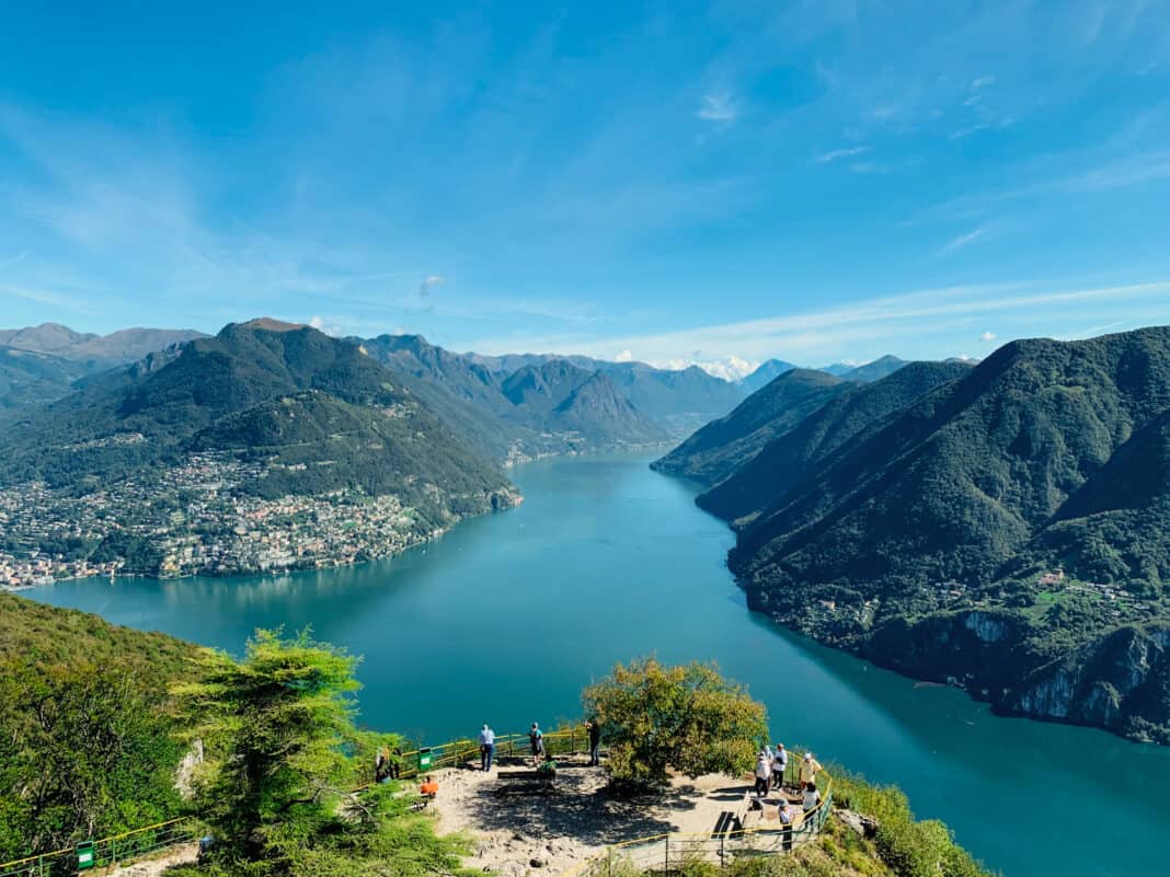 View from Monte San Salvatore - go here on a day trip to Lugano