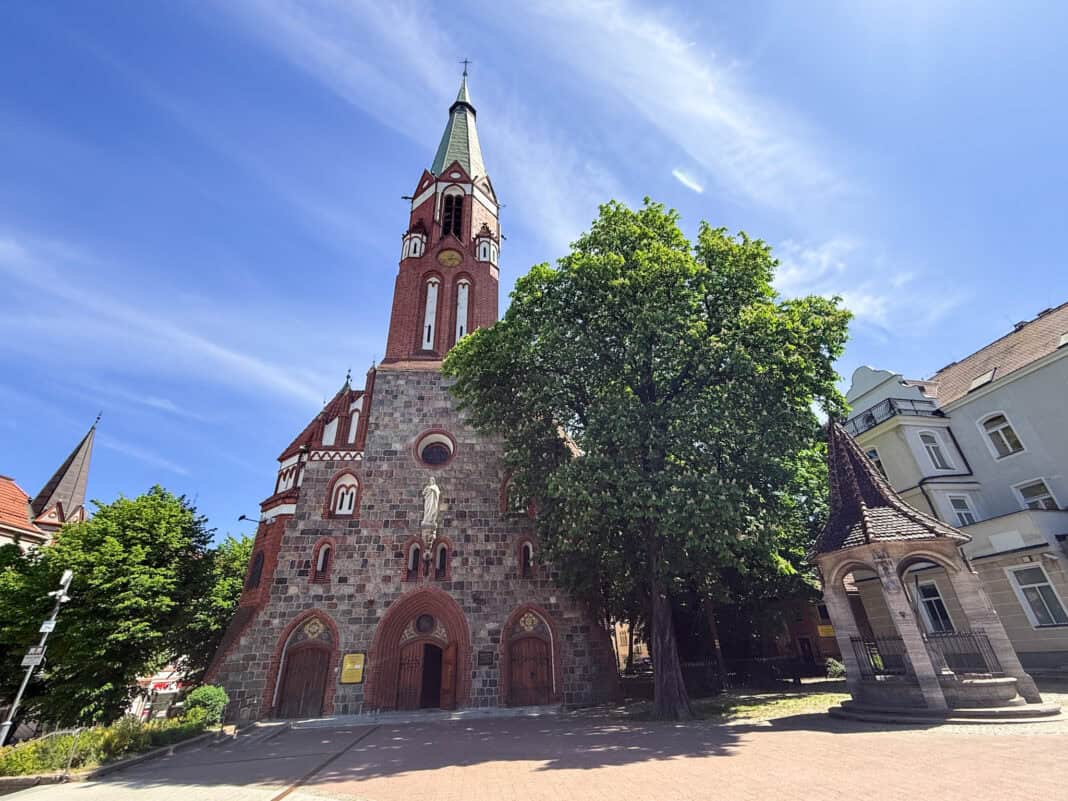 The church in Sopot