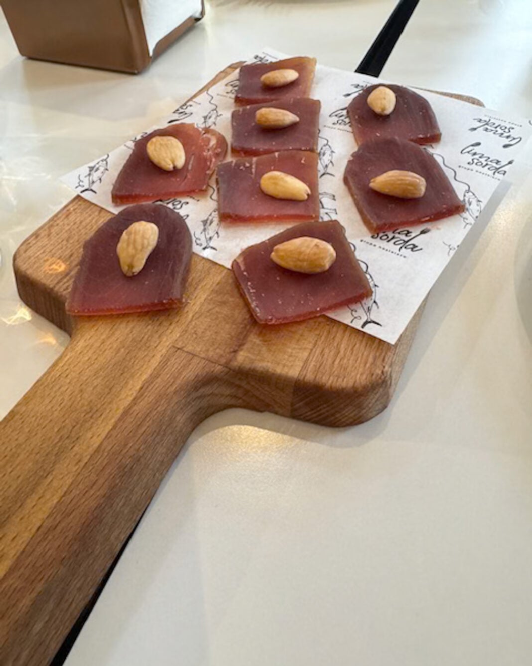 Cured tune on our seville food tour