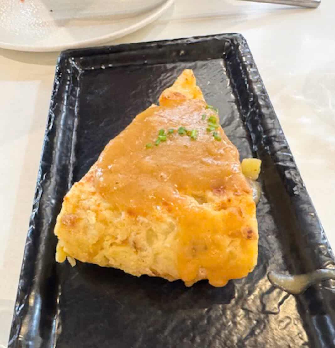 The tortilla we had on our Seville four tour
